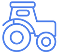 TR2 traktorsito teises traktoriai su sumontuotais mechanizmais, ekskavatoriai, buldozeriai, krautuvai 